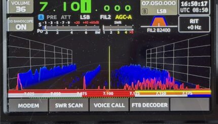 Xiegu X6200 3D Bandscope